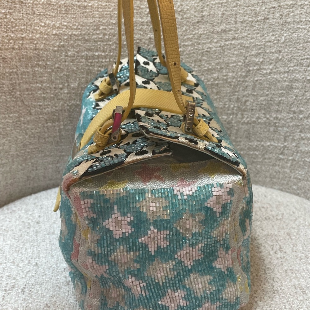 Authentic Fendi Beaded & Lizard bento box bag - Picture 9 of 17
